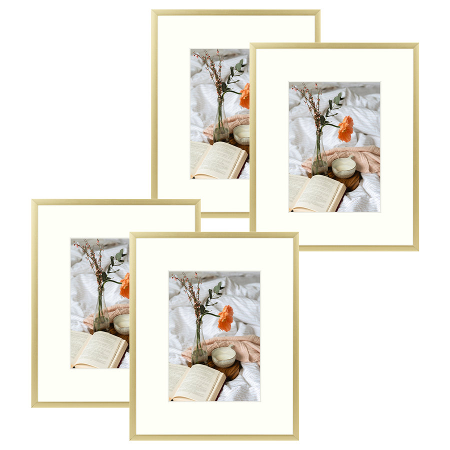 Drennon Metal Picture Frame, Photo Frames or Table Top and Wall Mounting